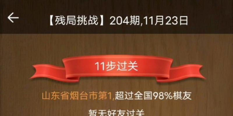 《天天象棋残局挑战217期通关步骤详细解析》（一步步攻克217期残局）